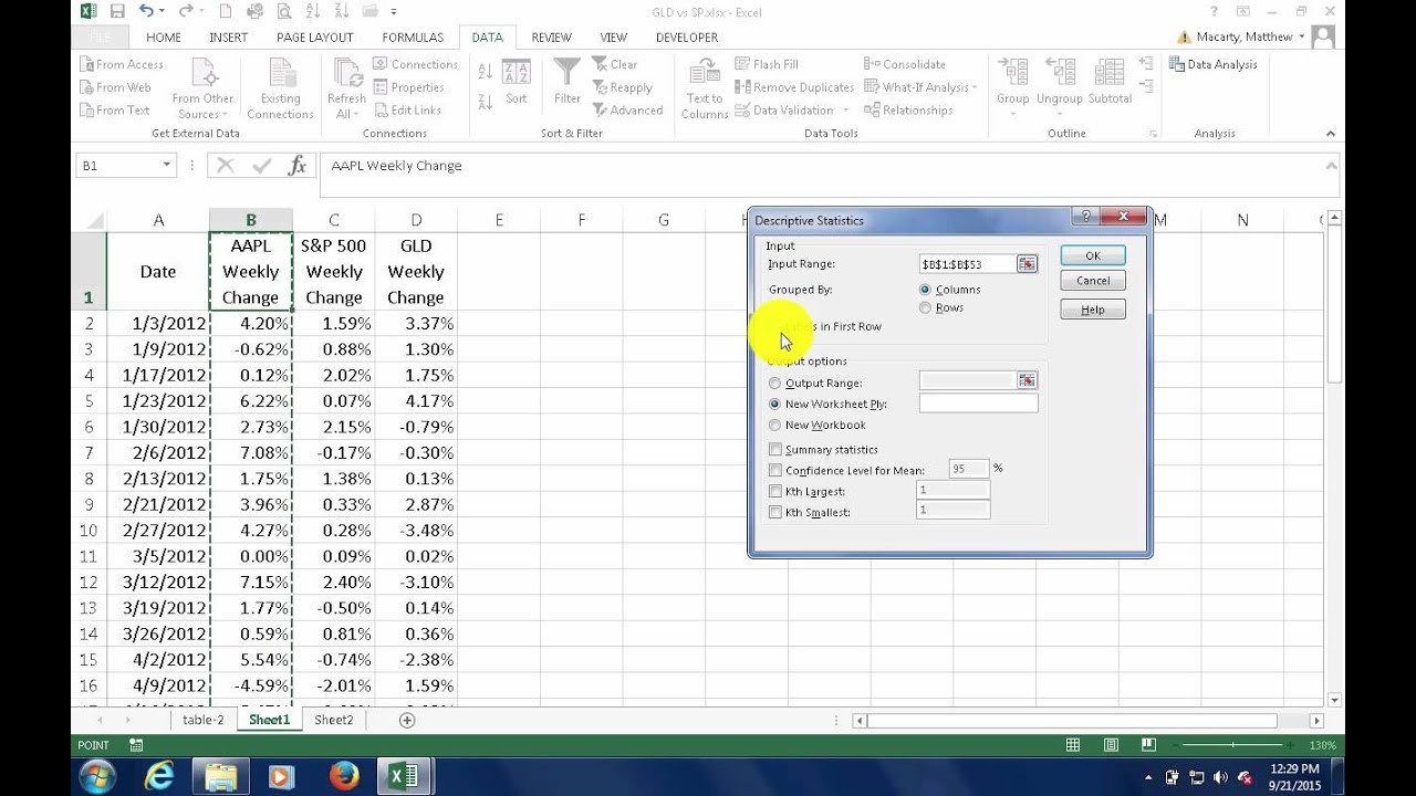 how to get data analysis on excel in mac
